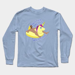 Summer Means Swimming Long Sleeve T-Shirt